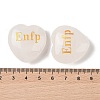 Natural Quartz Crystal Heart Engraving MBTI Figurines Statues for Home Office Desk Decorations G-K353-05N-3