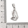 304 Stainless Steel Pendants STAS-G378-01P-3
