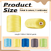 5 Rolls 5 Colors Polyester Threads AJEW-LP0010-16B-2