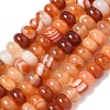 Natural Banded Agate Beads Strands G-F790-I01-01E-2