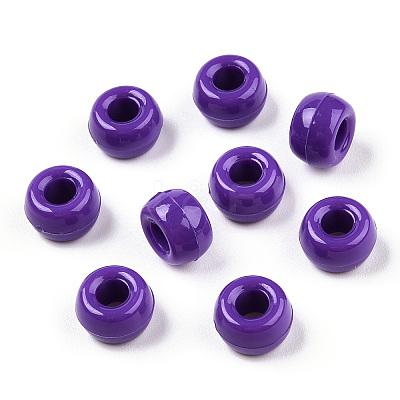 Opaque Plastic Beads KY-T025-01-F08-1