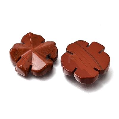 Natural Red Jasper Carved Clover Display Decorration GG-CBA6D08-D02-1