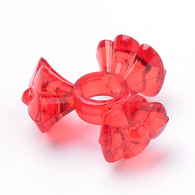 Transparent Acrylic Beads TACR-S124-04-1