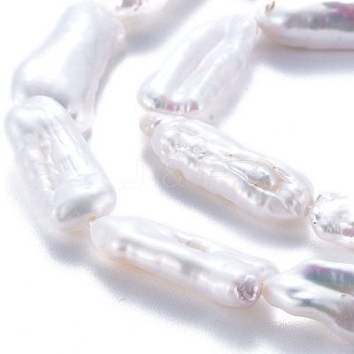 Natural Keshi Pearl Beads Strands PEAR-S020-H01-1