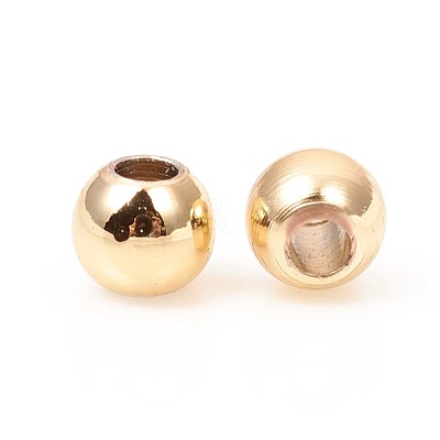Brass Solid Beads KK-WH0034-02B-G-1