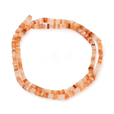 Natural Red Aventurine Beads Strands GG-CBA2498-C07-01-1