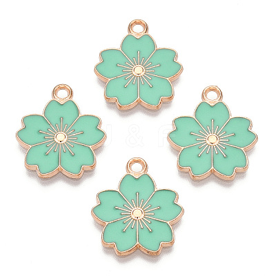 Alloy Enamel Pendants ENAM-S121-115F-1