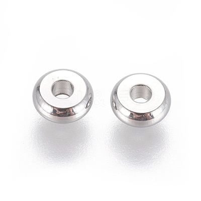Tarnish Resistant 304 Stainless Steel Spacer Beads STAS-F205-02P-B-1