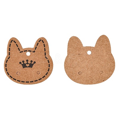 Kraft Paper Earring Display Cards CDIS-D005-08-1