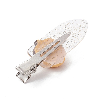 Opaque Resin Alligator Hair Clips PHAR-JH00100-02-1