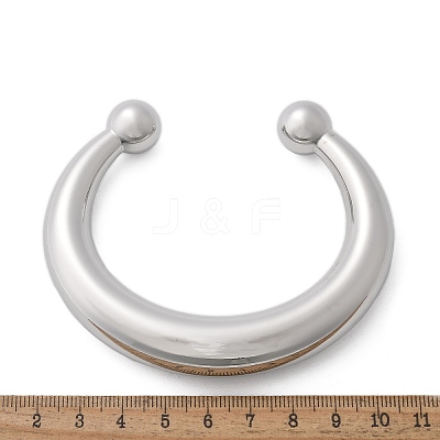 304 Stainless Steel Cuff Bangles BJEW-S161-05P-1