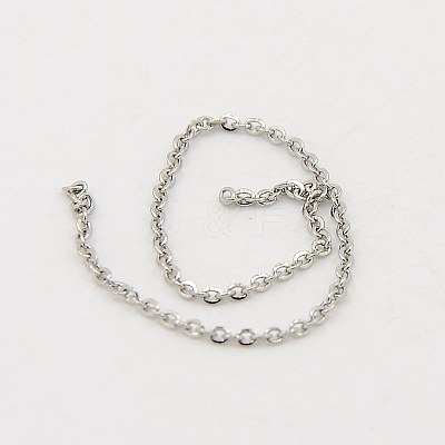 Tarnish Resistant 304 Stainless Steel Cable Chains CHS-H001-23P-B-1