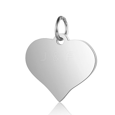 Tarnish Resistant 201 Stainless Steel Stamping Blank Tag Charms STAS-S105-T629-1-1