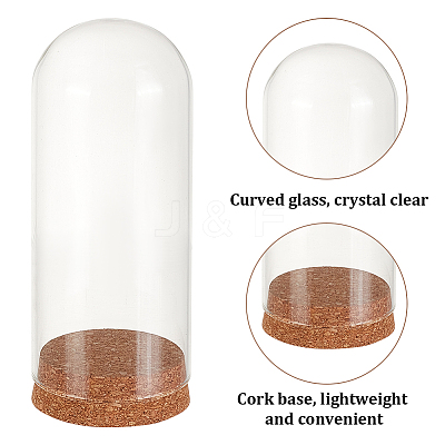 Glass Dome Cover AJEW-WH0314-446A-1