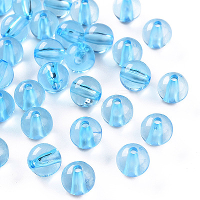 Transparent Acrylic Beads MACR-S370-A10mm-755-1