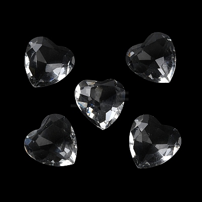 Transparent Glass Rhinestone Cabochons RGLA-B003-03B-20-1