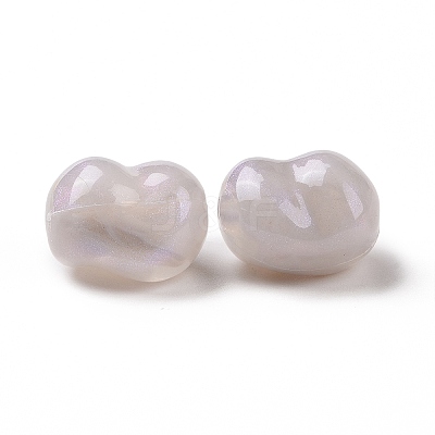 Opaque Acrylic Beads OACR-C013-10B-1