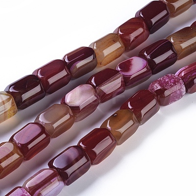 Natural Agate Beads Strands G-L542-B13-1