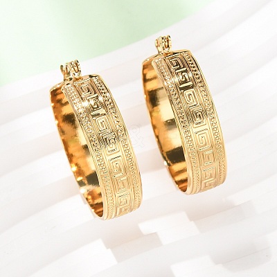 304 Stainless Steel Hoop Earrings for Women SA-CBA4160-24G-1