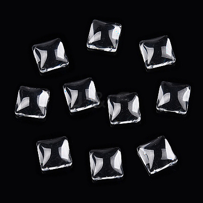 Transparent Glass Cabochons GGLA-WH0034-07-1