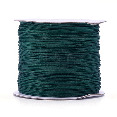 Nylon Braided Cord for Woven Jewelry Making Macrame Craft NWIR-D055-0.6mm-14-1