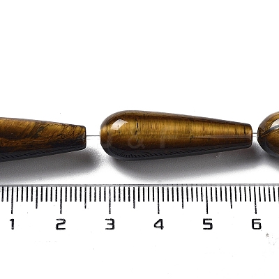 Natural Tiger Eye Beads Strands G-P528-H14-01-1