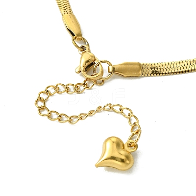 Ion Plating(IP) 304 Stainless Steel Herringbone Chain Bracelets X-BJEW-R316-01G-1