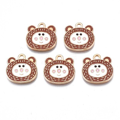 Alloy Enamel Pendants ENAM-N054-74C-1
