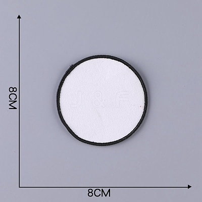Non Woven Embroidery Cloth Sew on Patches DIY-WH0292-12-1