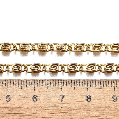 304 Stainless Steel Lumachina Chain Necklaces NJEW-P226-08G-01-1