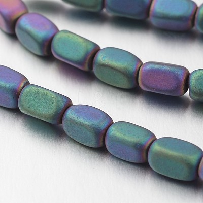Electroplate Non-magnetic Synthetic Hematite Bead Strands G-F300-40B-F02-1