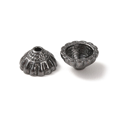 Tibetan Style Alloy Bead Caps K0PBB051-1