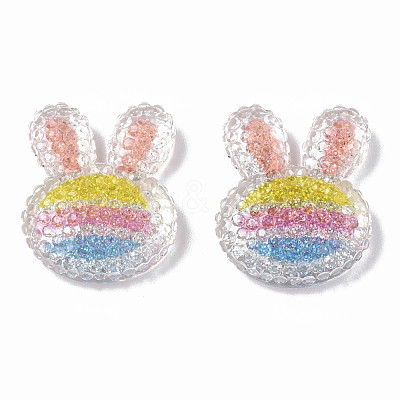 Transparent Resin Cabochons CRES-N034-10-1