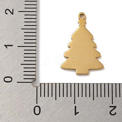 Christmas Theme 304 Stainless Steel Enamel Charms STAS-Z093-02B-1