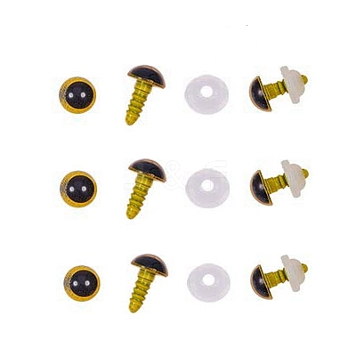 Craft Plastic Doll Eyes DIY-WH0015-8mm-A02-1