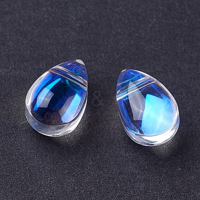 Electroplate Glass Beads EGLA-L014-19-1