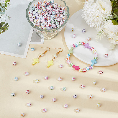 600Pcs Craft Acrylic Beads SACR-PA0001-34-1
