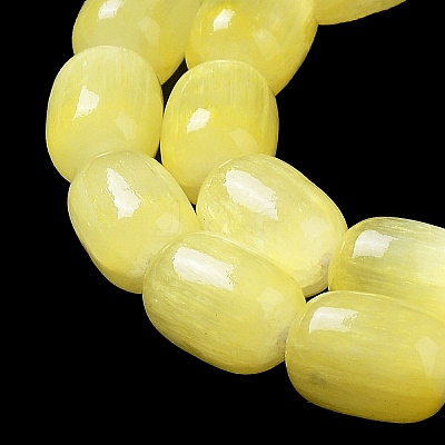 Natural Selenite Beads Strands G-F750-07-1