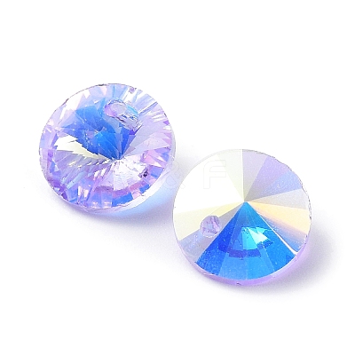 Electroplate Transparent Glass Beads EGLA-Z002-AB01-1