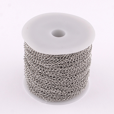 Tarnish Resistant 304 Stainless Steel Curb Chains CHS-Q001-01-1