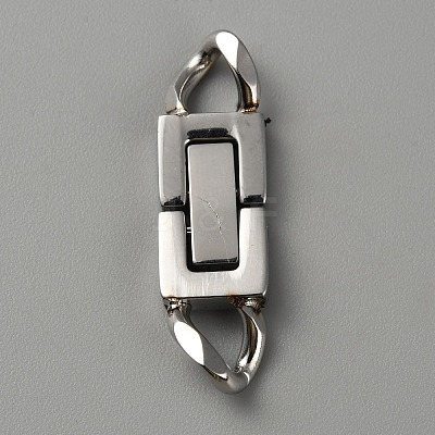 304 Stainless Steel Fold Over Clasps STAS-WH0044-33A-1