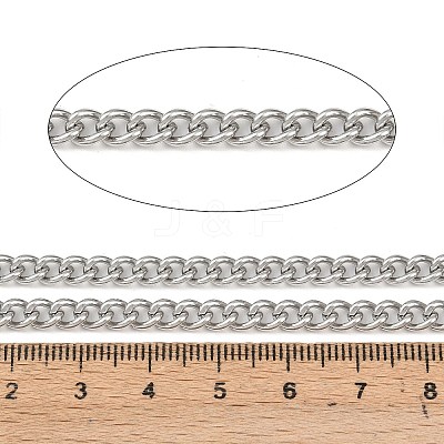 Tarnish Resistant 304 Stainless Steel Curb Chains CHS-R009-01-1