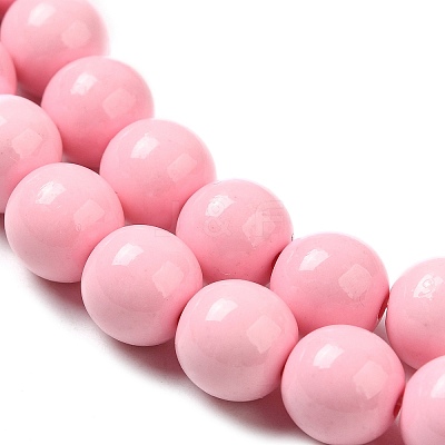 Synthetic Ocean White Jade Beads Strands G-S254-8mm-B01-1