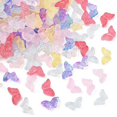 150Pcs 6 Colors Transparent Glass Beads Sets GLAA-YW0004-98-1