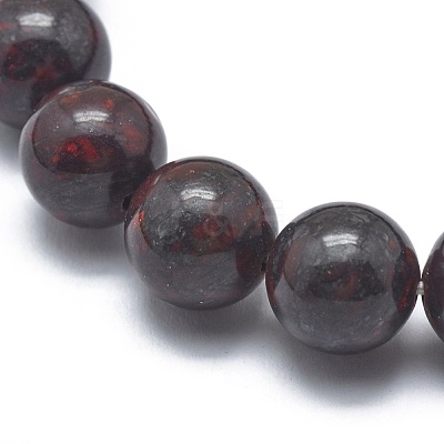 Natural Brecciated Jasper Bead Stretch Bracelets X-BJEW-K212-A-040-1