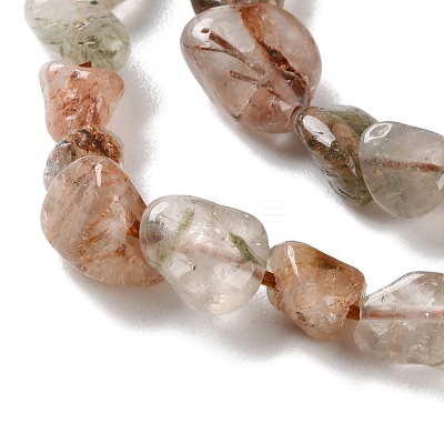 Natural Rutilated Quartz Beads Strands G-P497-01C-19-1