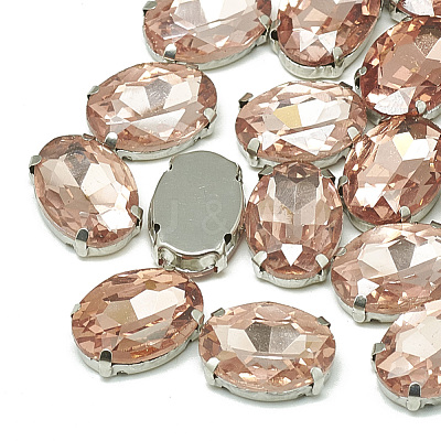 Sew on Rhinestone RGLA-T091-10x14mm-08P-1