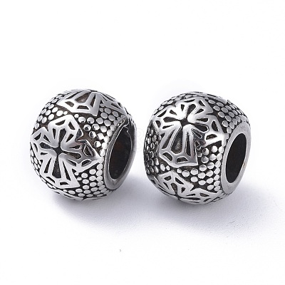 304 Stainless Steel Beads STAS-G198-05AS-1