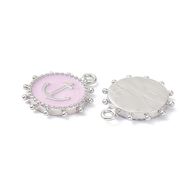 Eco-Friendly Stainless Steel Enamel Pendants STAS-C031-02P-02-1