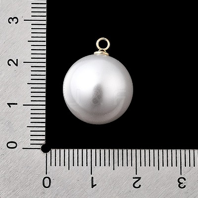 ABS Plastic Imitation Pearl Pendants FIND-H052-01I-04KCG-1
